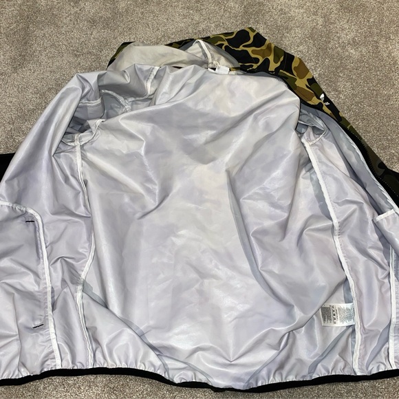 Adidas Originals Men’s Camouflage Windbreaker‎ Jacket Size Small Hood CE1545 - Picture 8 of 10